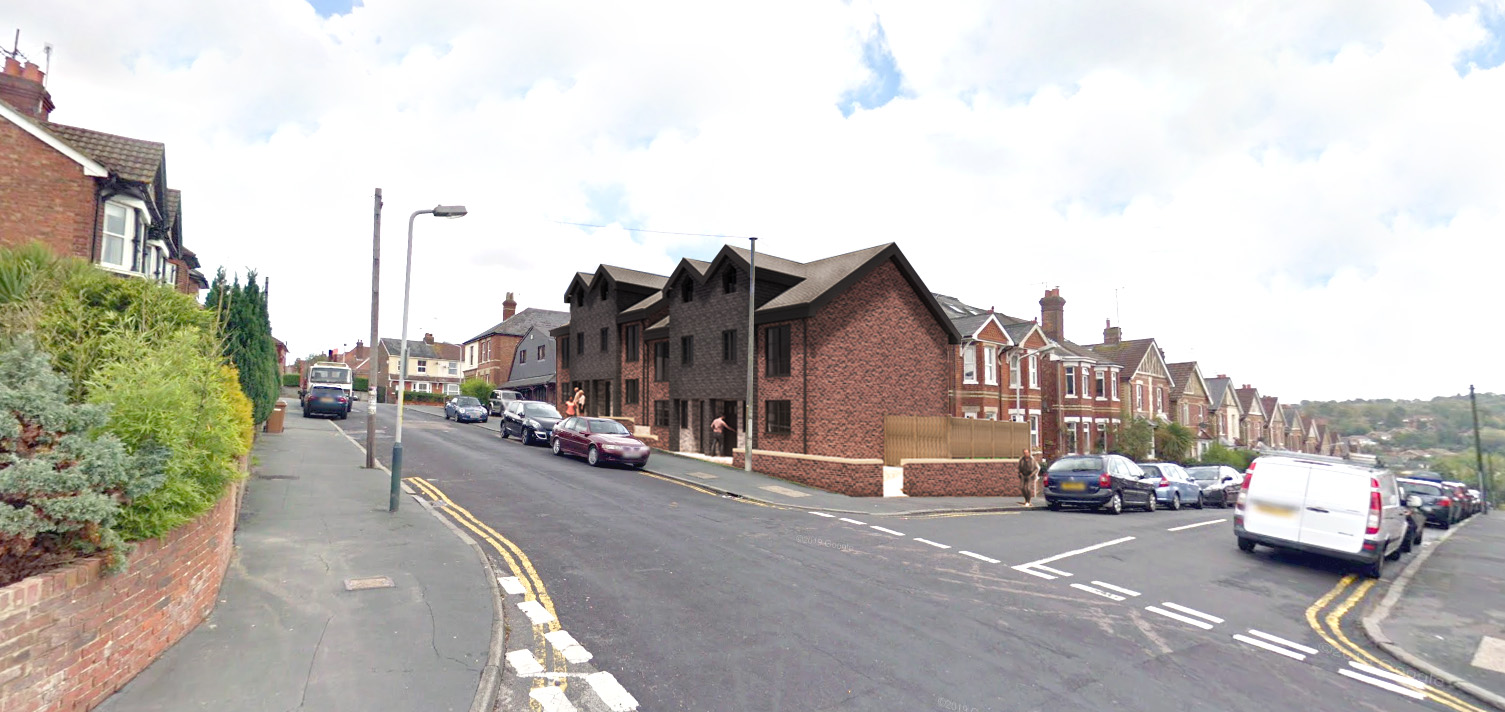 a residential street